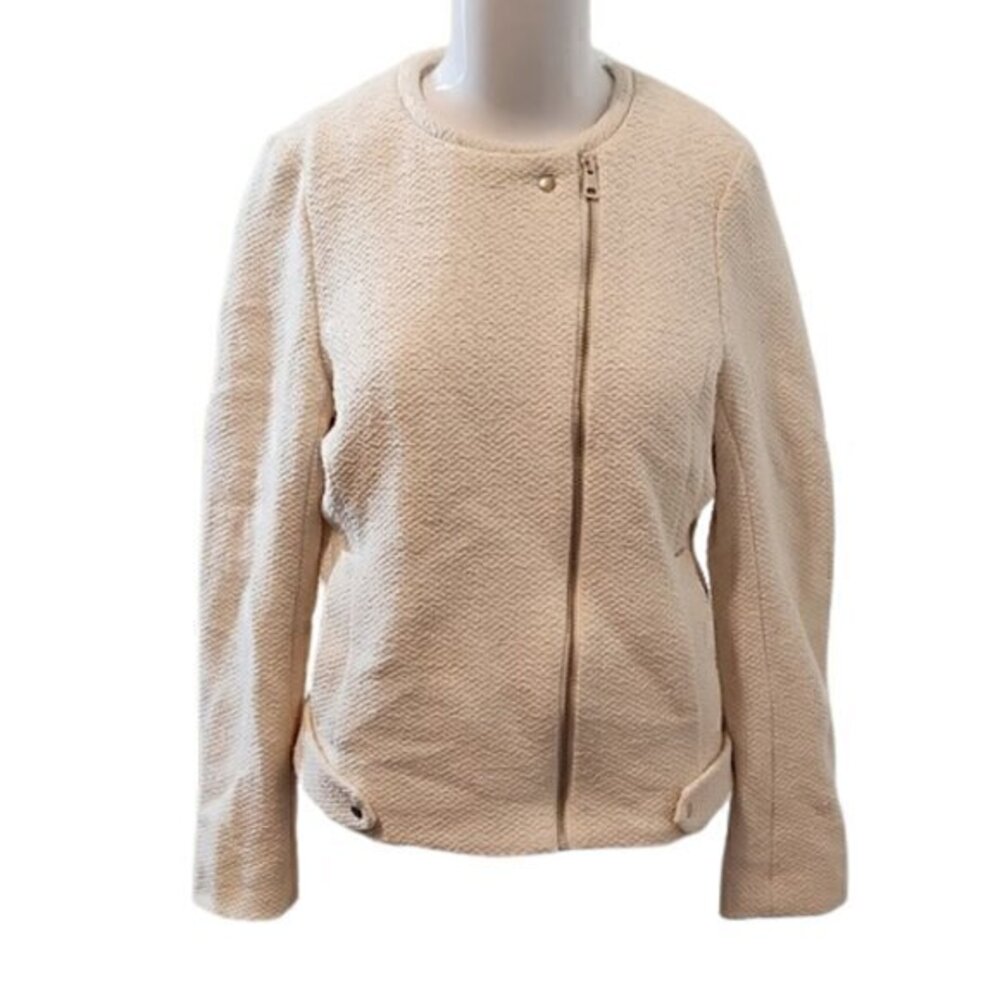 [H&M] Side Slant Zip up Blazer - Size 8